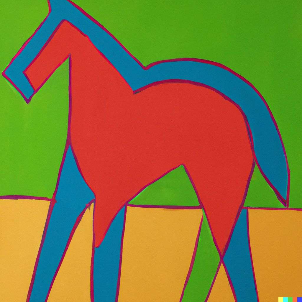 a horse, painting by Henri Matisse
